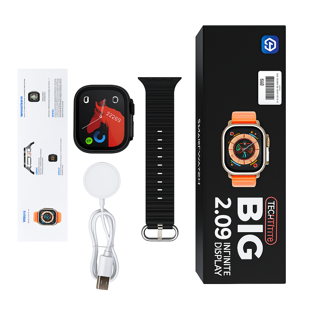 T900 Ultra Big Smart Watch 2.09" Infinite HD Display - Image 3